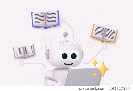AI Learning Assistant with Books for Digital Education and Knowledge Search AI Learning Assistant with Books for Digital Education and Knowledge Search 143217594