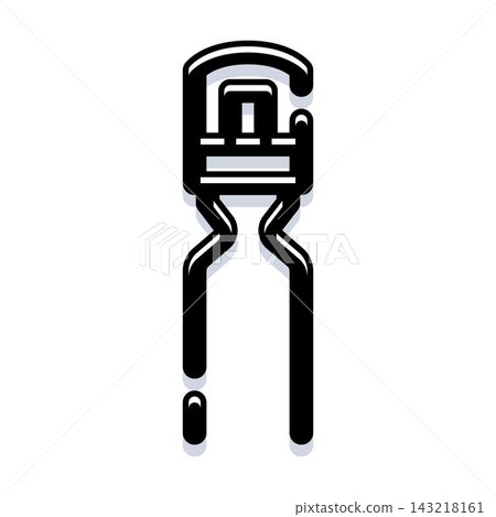 Eyelash curler beauty makeup tool illustration Eyelash curler beauty makeup tool illustration 143218161