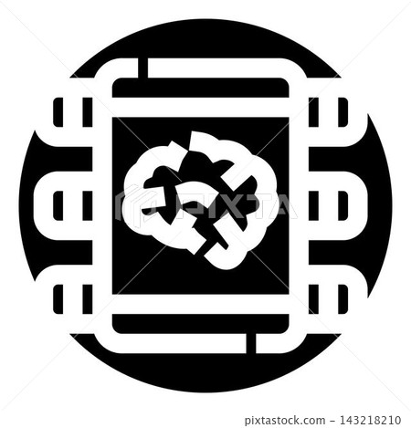 Artificial intelligence brain microchip technology concept Artificial intelligence brain microchip technology concept 143218210