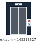 Simple elevator icon 143218327