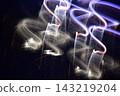 Light traces of fireworks 143219204