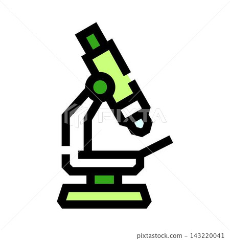 Science laboratory microscope icon for research and discovery Science laboratory microscope icon for research and discovery 143220041