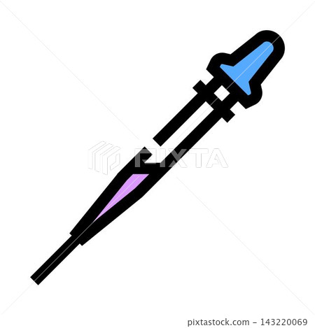 Laboratory pipette creating a chemical drop for science research Laboratory pipette creating a chemical drop for science research 143220069