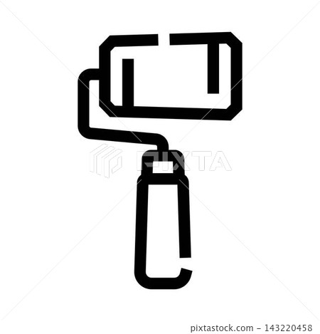 Paint roller tool for renovation and home improvement 143220458