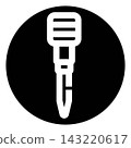 Jackhammer tool icon vector illustration for construction work 143220617