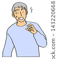 Surprised elderly man 143220668