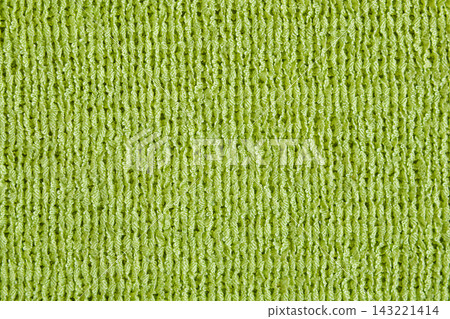 Close-up green towel texture fabric background with soft looped terry cloth detail Close-up green towel texture fabric background with soft looped terry cloth detail 143221414