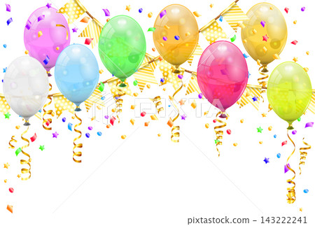 Birthday Party with Balloons Birthday Party with Balloons 143222241