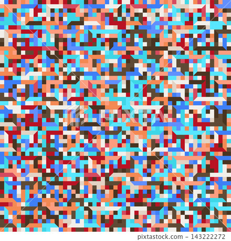 Abstract Mosaic Pattern 143222272