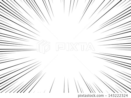 Vector illustration background, speed lines, manga, effect lines image, title space Vector illustration background, speed lines, manga, effect lines image, title space 143222324