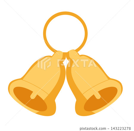 Golden jingle bells christmas bell ornament element sticker print visual graphic clipart artwork design icon illustration Golden jingle bells christmas bell ornament element sticker print visual graphic clipart artwork design icon illustration 143223278