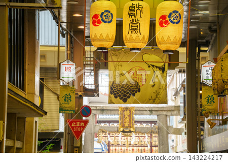 祇園節期間的錦市場 祇園節期間的錦市場 143224217