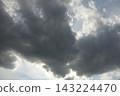 Sunlight shining through the cloudy sky 143224470