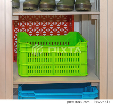 Plastic Crate Shelf Plastic Crate Shelf 143224615