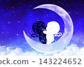 Harmony: The harmony of light and shadow, the moon. 143224652