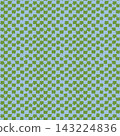 Seamless green plaid tartan pattern. Classic scottish checkered background. Geometric retro vintage vector illustration for flannel shirt, fabric textile print, wrapping paper, holiday wallpaper. 143224836