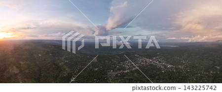 Panorama of nature landscape in Nicaragua 143225742