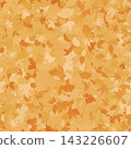 Autumn fallen leaves background pattern 143226607
