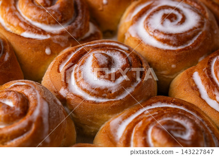 Cinnamon rolls with cream cheese frosting Cinnamon rolls with cream cheese frosting 143227847