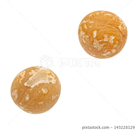Falling dried peas isolated on white background full depth of field Falling dried peas isolated on white background full depth of field 143228129