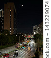 Night view from the pedestrian overpass in front of Iidabashi Station 143229074