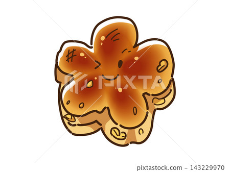 Walnut Bread - Cute and Relaxed Character 143229970