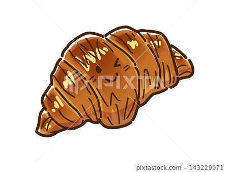 Croissant Cute Character 143229971