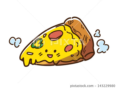 Pizza Cute and laid-back character Pizza Cute and laid-back character 143229980