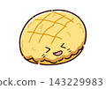 Melon Bread Cute Character 143229983