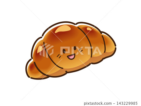 Roll bread, cute and laid-back character Roll bread, cute and laid-back character 143229985
