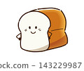 Bread with cute characters 143229987