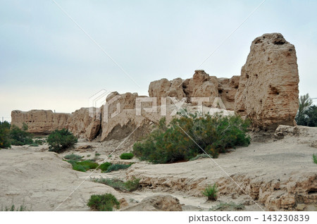 China, Silk Road, Hexi Corridor, Suoyang City Ruins China, Silk Road, Hexi Corridor, Suoyang City Ruins 143230839