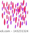 A background of tiny pink specks swirling around. 143231324