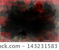 Dark and heavy watercolor background material 143231583