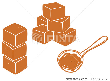 焦糖向量圖 焦糖向量圖 143231757