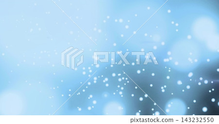 Drifting cluster of white light spots floating over soft blue gradient, with circular bokeh orbs. Sparkles, speckles, glints, circles, dots, particles, stock Drifting cluster of white light spots floating over soft blue gradient, with circular bokeh orbs. Sparkles, speckles, glints, circles, dots, particles, stock 143232550