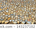 Greece, Macedonia, Pella Archaeological Site, Capital of the Ancient Macedonian Kingdom, River Stone Mosaic Floor 143237102