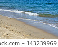Amanohashidate: A beautiful sea with white sand and green pine trees (Miyazu City, Kyoto Prefecture) 143239969