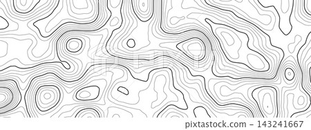 Nautical chart and ocean map with radar bottom/topography. Sonar for vector design blue sea floor pattern. Topographic view on global territory depth measurement illustration. Nautical chart and ocean map with radar bottom/topography. Sonar for vector design blue sea floor pattern. Topographic view on global territory depth measurement illustration. 143241667