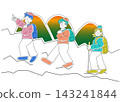 People who climb mountains 143241844
