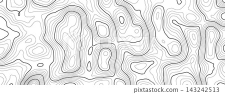 Nautical chart with ocean floor topography and marine currents pattern. Radar map vector graphic for navigation design and world. Exploration topographic sonar scan of sea bottom and ocean. Nautical chart with ocean floor topography and marine currents pattern. Radar map vector graphic for navigation design and world. Exploration topographic sonar scan of sea bottom and ocean. 143242513