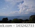 View from Olivian Shodoshima: The sea, sky, and summer clouds 143242733