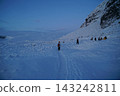 Under the blue sky, traversing glaciers - Iceland, the land of glaciers and volcanoes 143242811