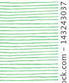 <Vector Material> Watercolor Hand-Drawn Line Background Material - Green Border - A4 Compatible 143243037