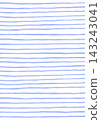 <Vector Material> Watercolor Hand-Drawn Line Background Material - Blue Border - A4 Compatible 143243041