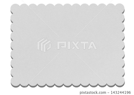 White scalloped frame (PNG file) White scalloped frame (PNG file) 143244196