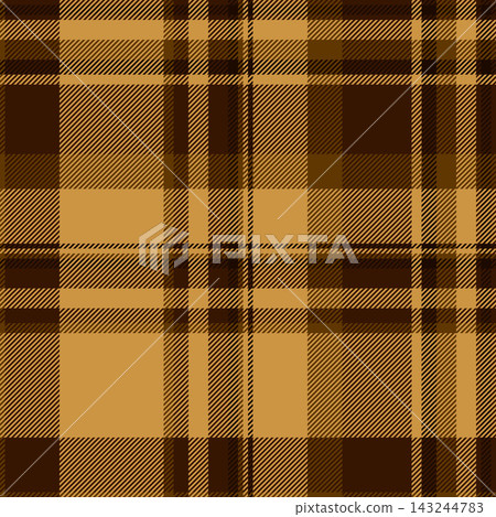 A christmas tartan plaid design with orderly checks and a woven fabric look. Amber tones give the seamless fabric pattern festive textile character for fashion textiles. It suits textile prints. A christmas tartan plaid design with orderly checks and a woven fabric look. Amber tones give the seamless fabric pattern festive textile character for fashion textiles. It suits textile prints. 143244783