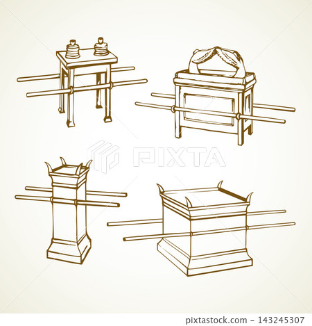 Altar. Vector drawing Altar. Vector drawing 143245307