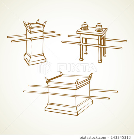 Altar. Vector drawing Altar. Vector drawing 143245313