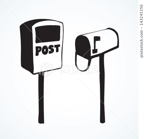 Mailbox. Vector drawing icon sign 143245350